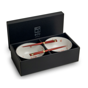 Udon Bowl Set - Maple leaf, porceln (Edo Japan Design)