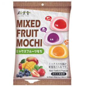 Mixed Fruit Mochi - Assorted Flavored (Bamboo House) - 240gr.