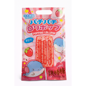 Popping Lollipop - Strawberry (JJLD) - 72gr.