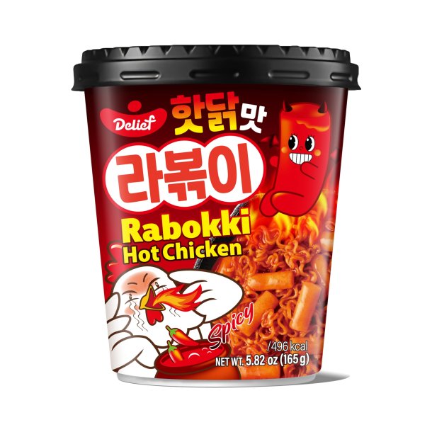 Rabokki Hot Chicken Cup (Delief) 165gr.