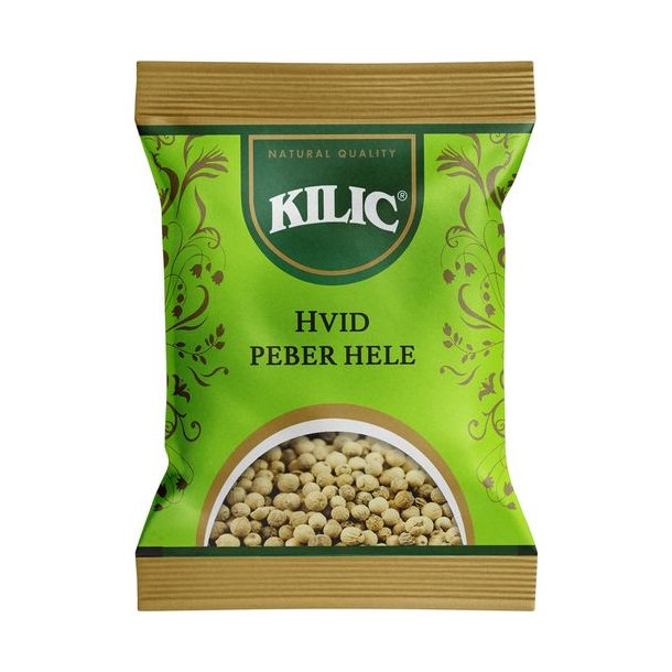 Hvid Peber, hele (Kilic) - 40gr.