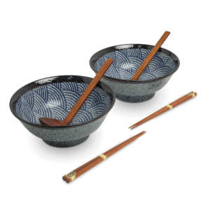 Ramen Bowl Set - Japanese Wave (Edo Japan Design)