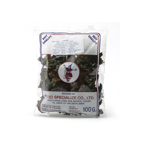 Black dried Mushrooms (Thai Dancer) - 100gr.