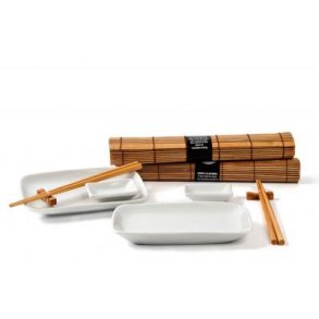 Sushi Dinner Set - Brown