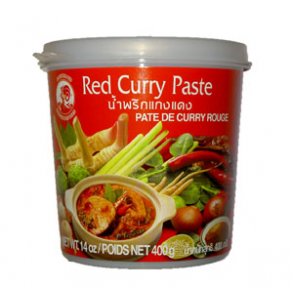 Curry Paste - Red 28% (Cock) - 400gr.